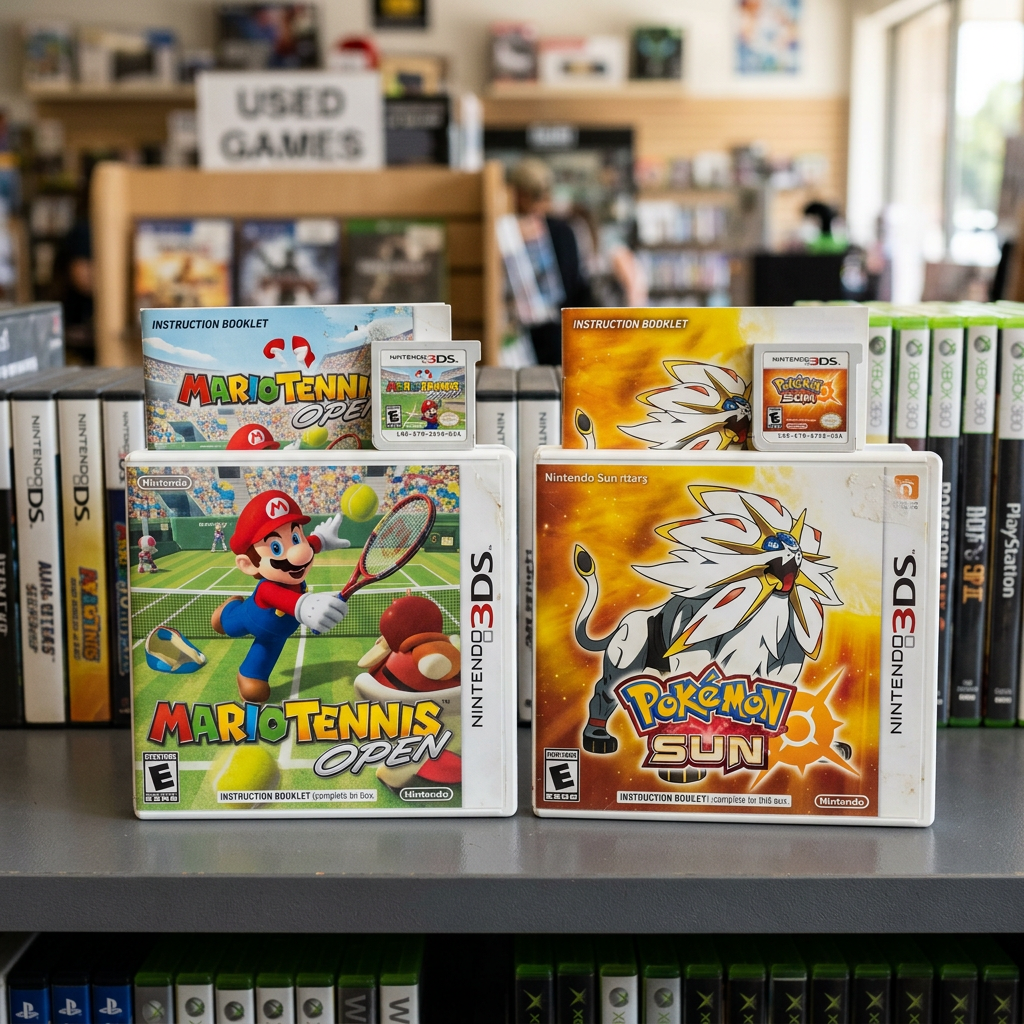 Mario Tennis Open + Pokémon Sun (2-Game Bundle)